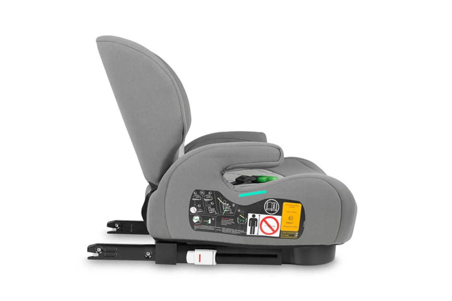 Caretero Podsedák, autosedačka Irbis i-Size 125–150 cm s ISOFIX – grafit