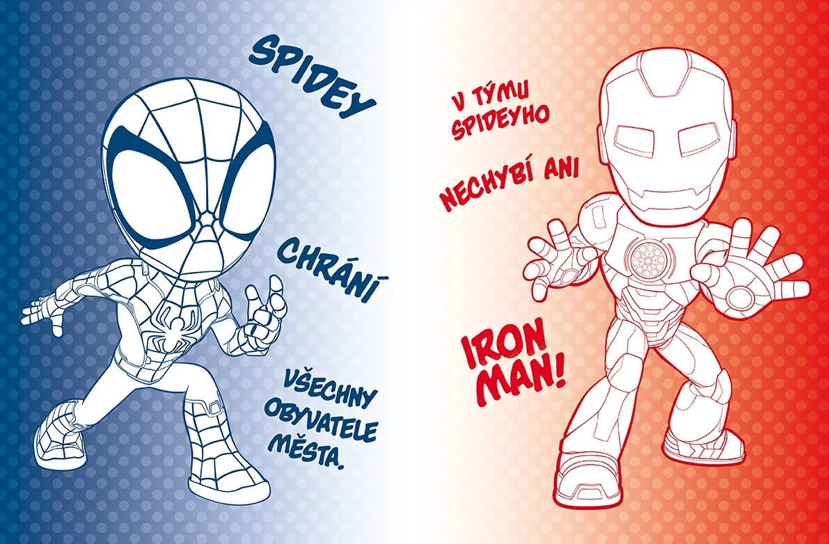 JIRI MODELS Omalovánky s tetováním Spidey 1 ks