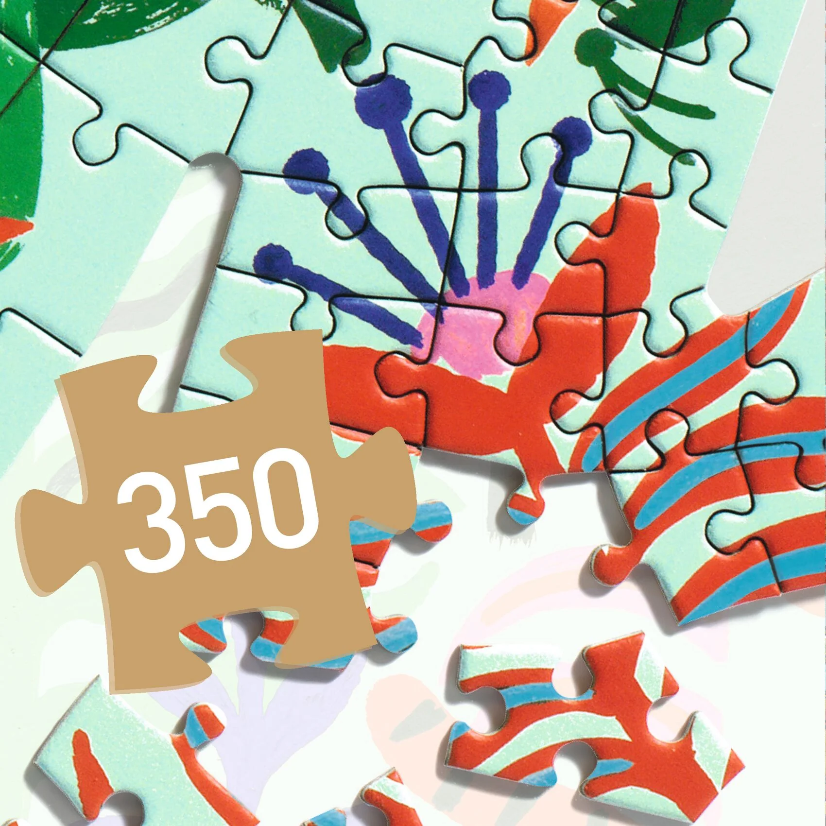 Djeco Puzzle Opice - 350 pcs