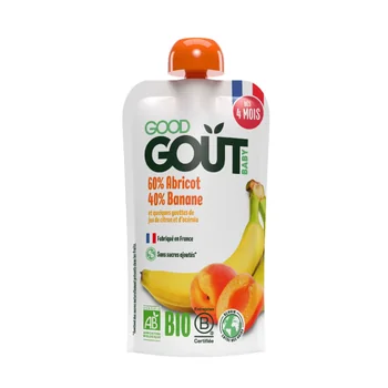 Good Gout BIO Meruňka s banánem 4m+ 120 g