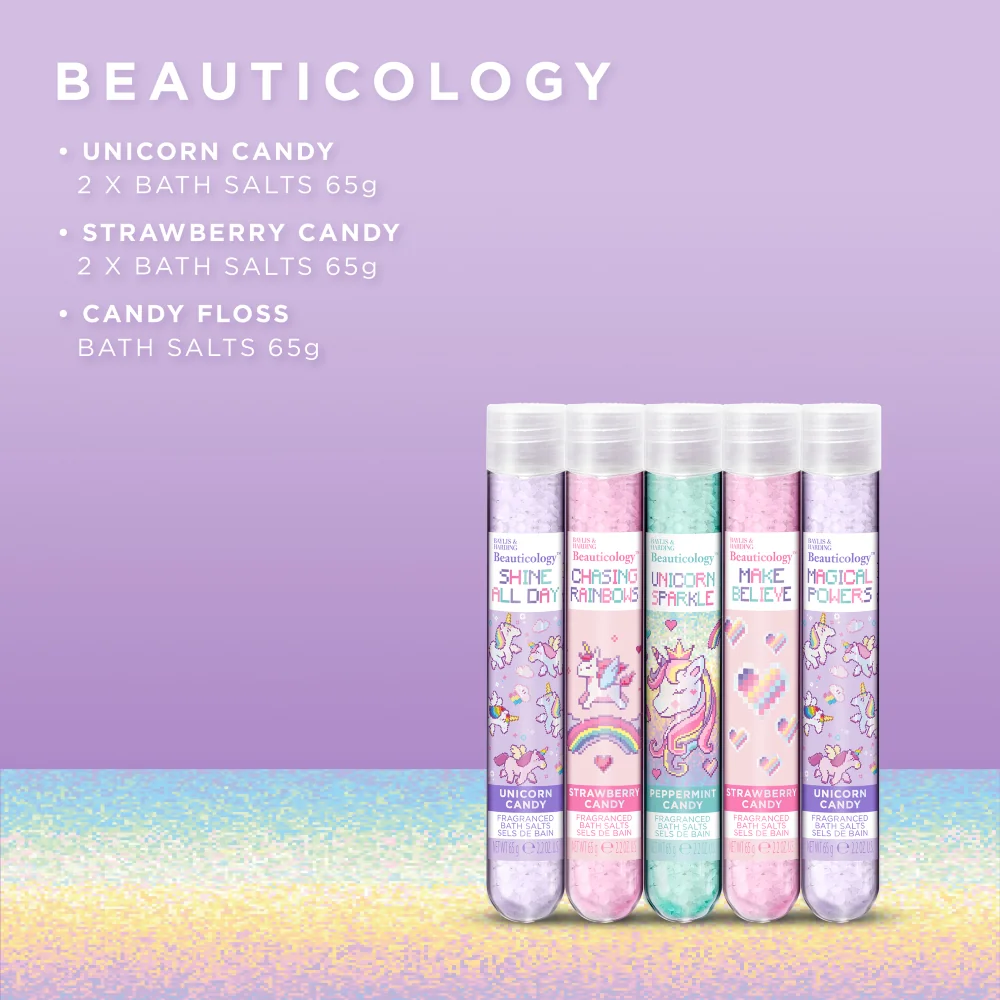 Baylis & Harding Dárková sada solí do koupele Unicorn 5x65 g