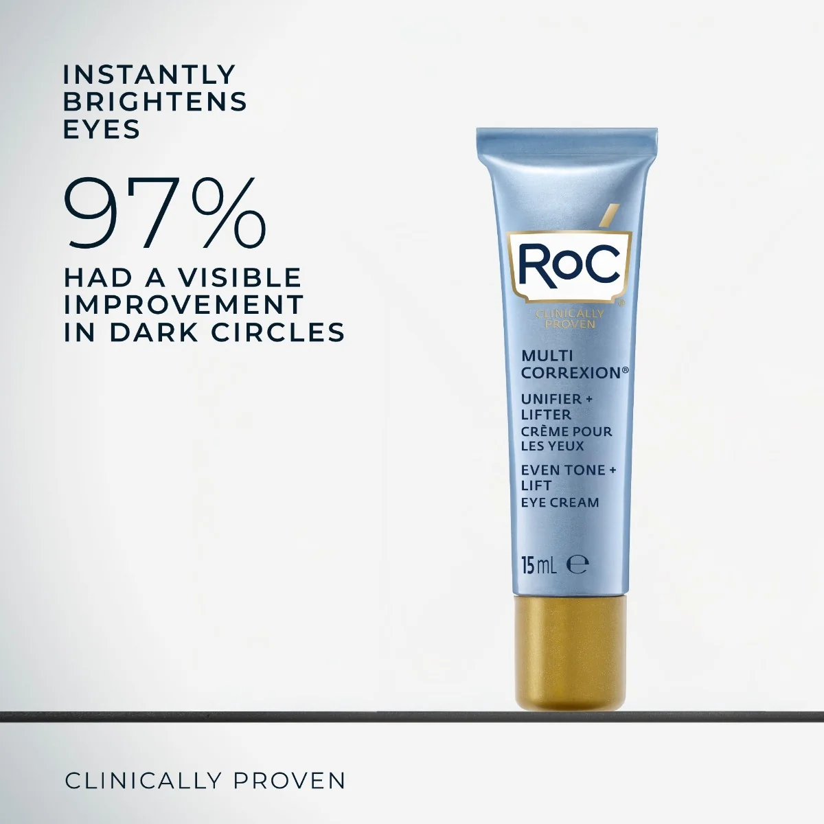 RoC Multi Correxion Even Tone + Lift oční krém 15 ml