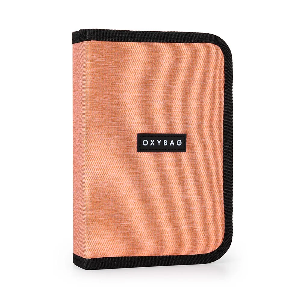 Oxybag Penál jednopatrový 2 chlopně, prázdný - UNICOLOR appricot 