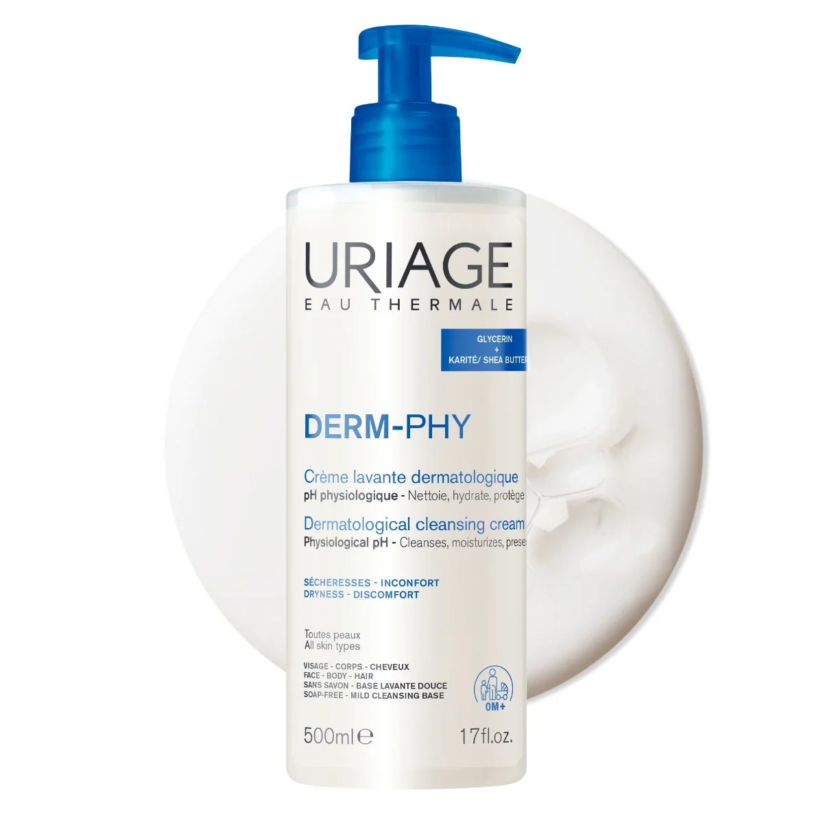 Uriage DERM-PHY Čisticí krém 500 ml