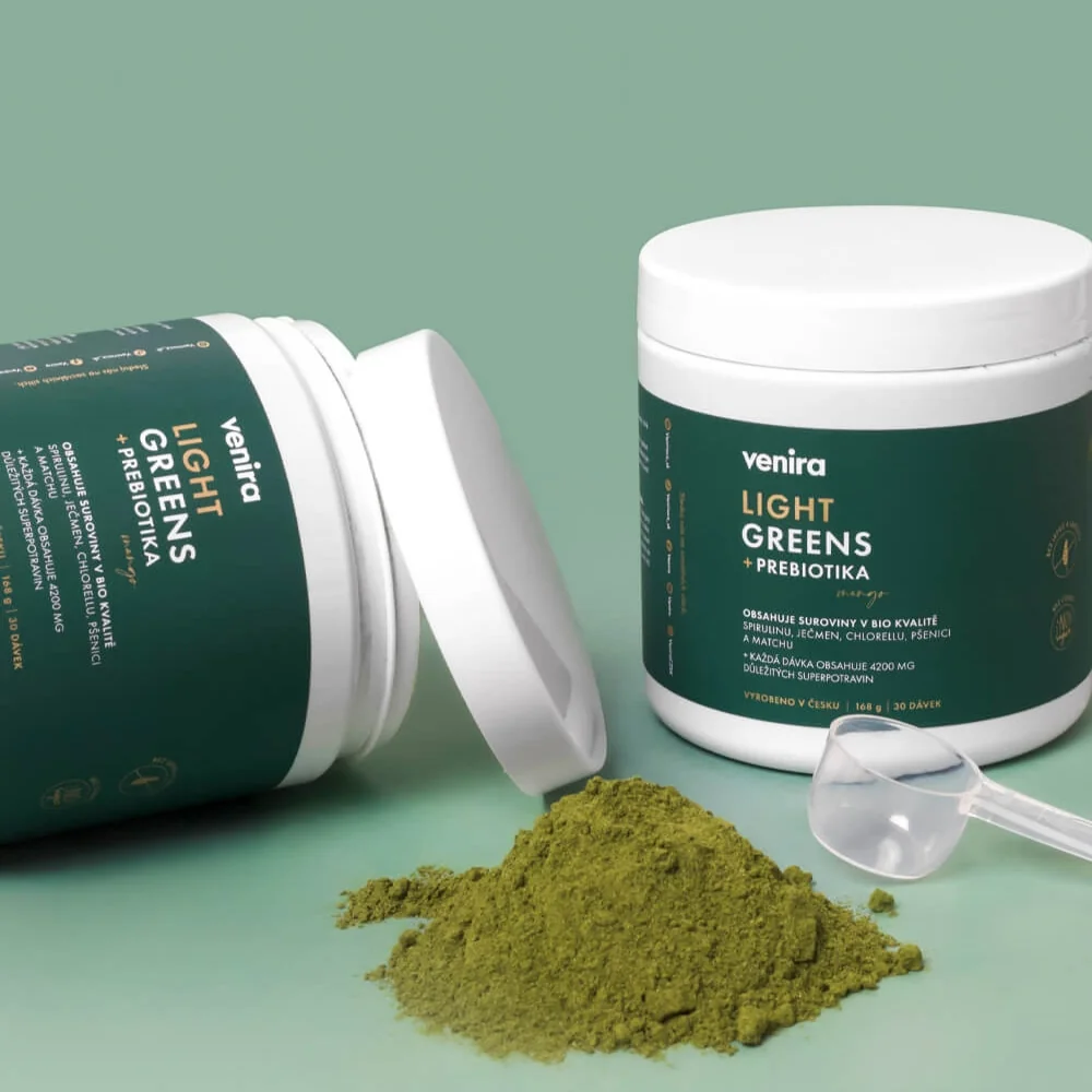 Venira Light greens + prebiotika mango 168 g