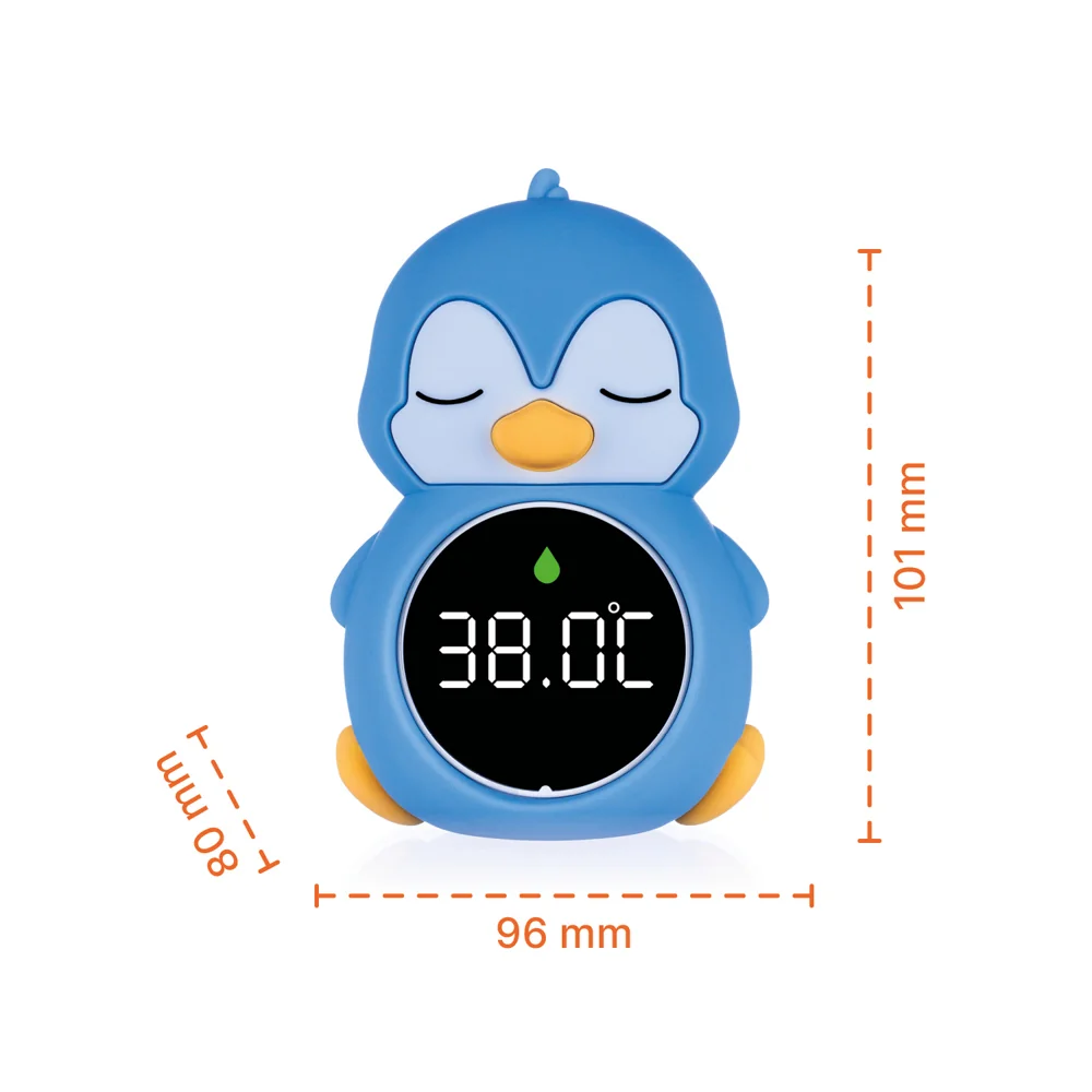 Zopa Silikonový digitální teploměr 3v1, Penguin 2