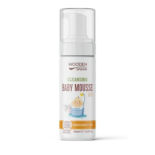 WoodenSpoon Dětská čisticí pěna Cotton Kiss 150 ml