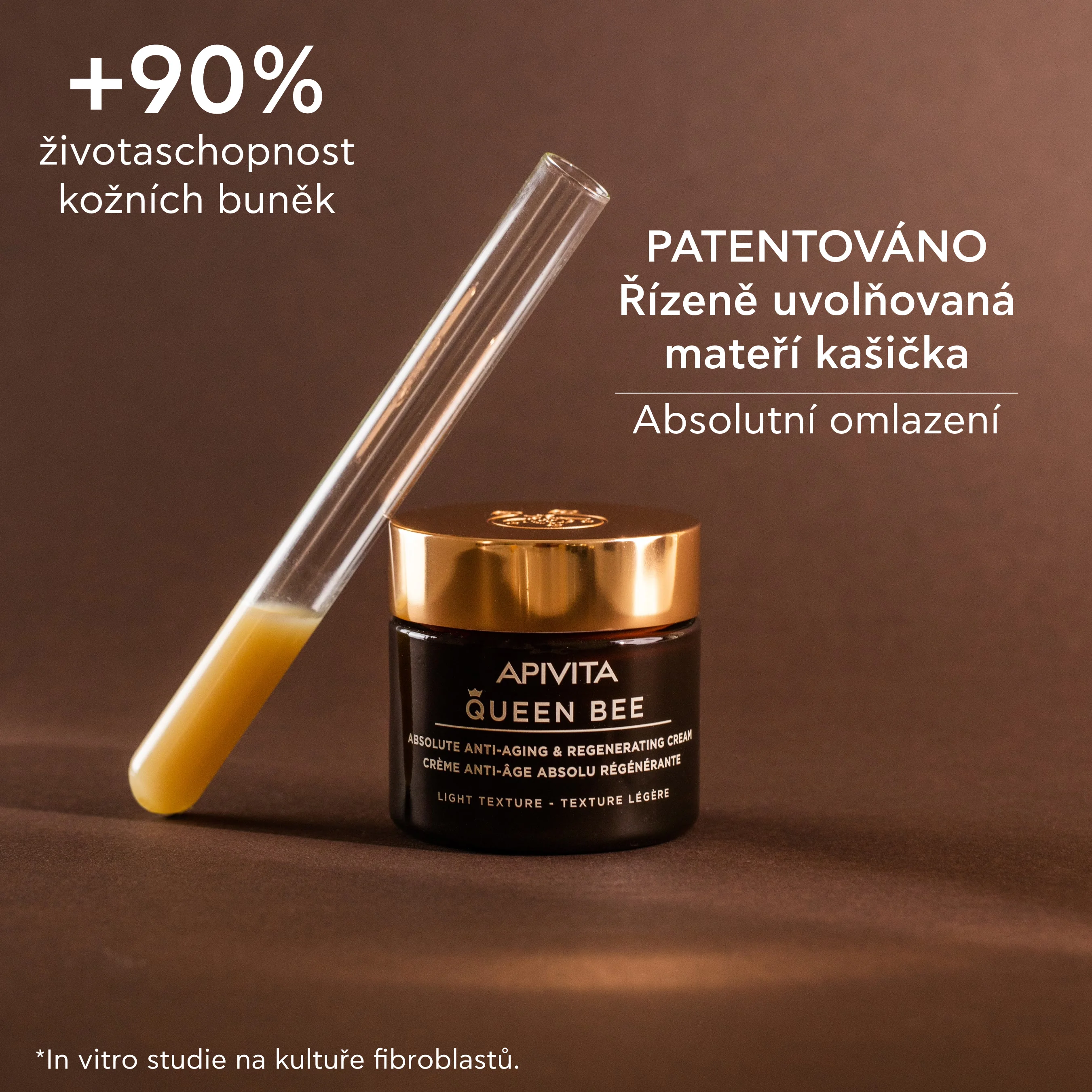 APIVITA Queen Bee lehký regenerační krém proti stárnutí pleti 50 ml