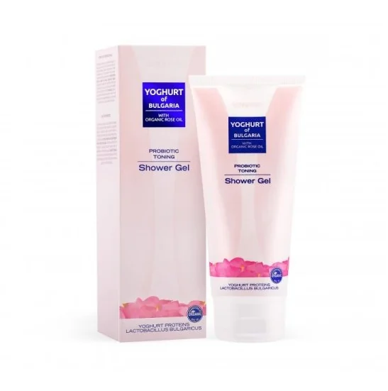 Biofresh Yoghurt of Bulgaria Probiotický sprchový gel s růžovým olejem 200 ml