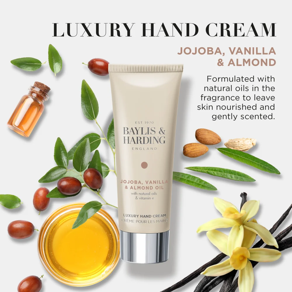 Baylis & Harding Krém na ruce Jojoba, Vanilka & Mandlový olej 50 ml