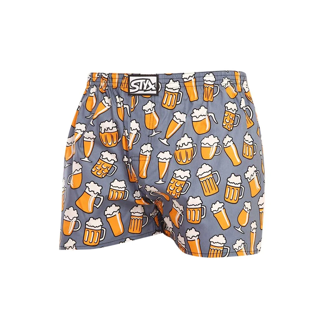 Styx Pánské trenky art klasická guma pivo (A1357) XXL