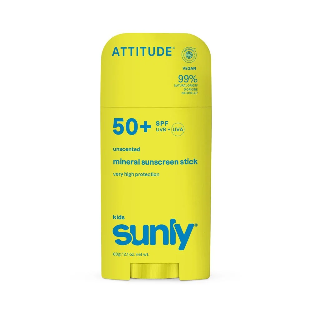 ATTITUDE Sunly Dětský minerální opalovací krém SPF 50+ bez vůně 60 g