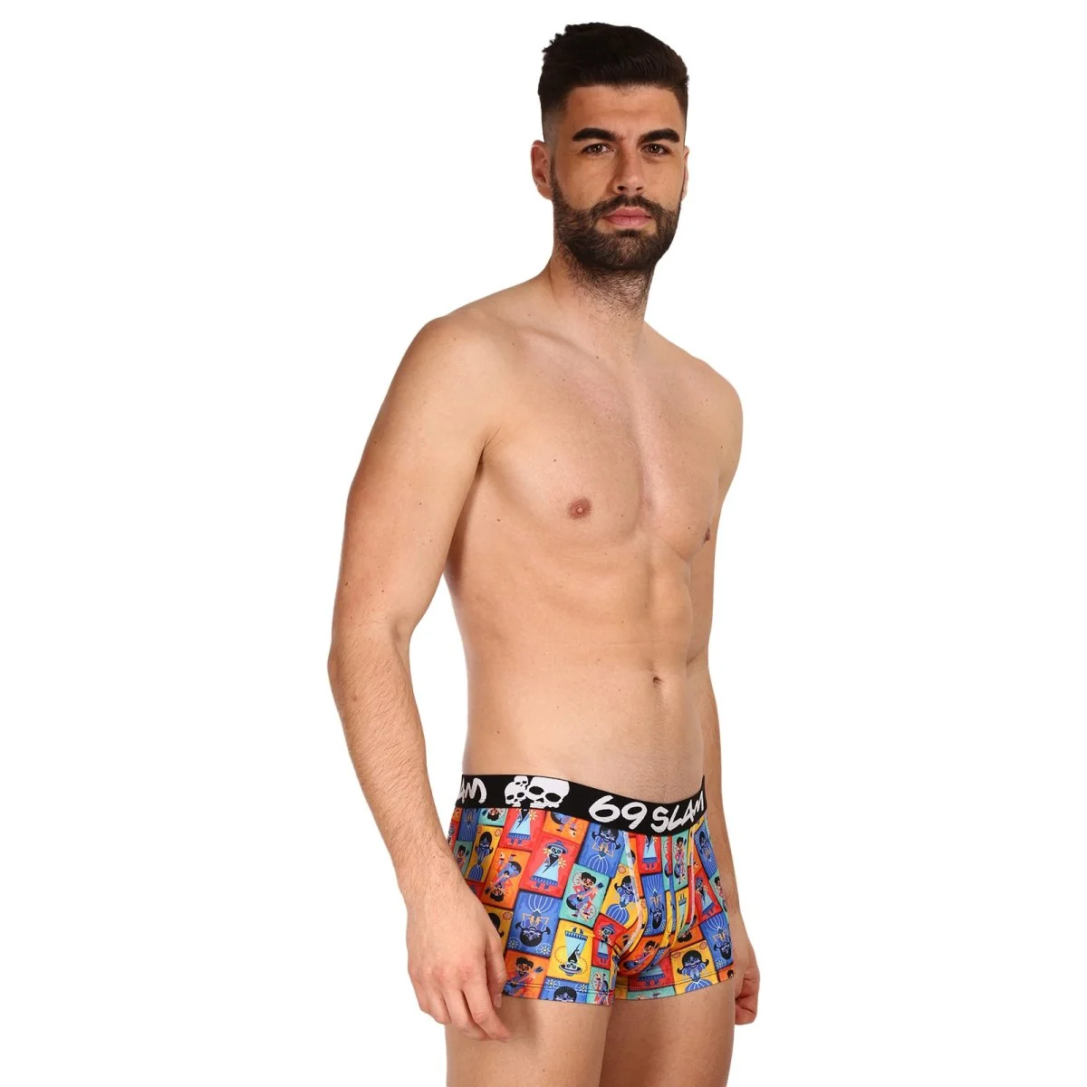 69SLAM Pánské boxerky hip mex card mason (MSYMAD-PO) XL