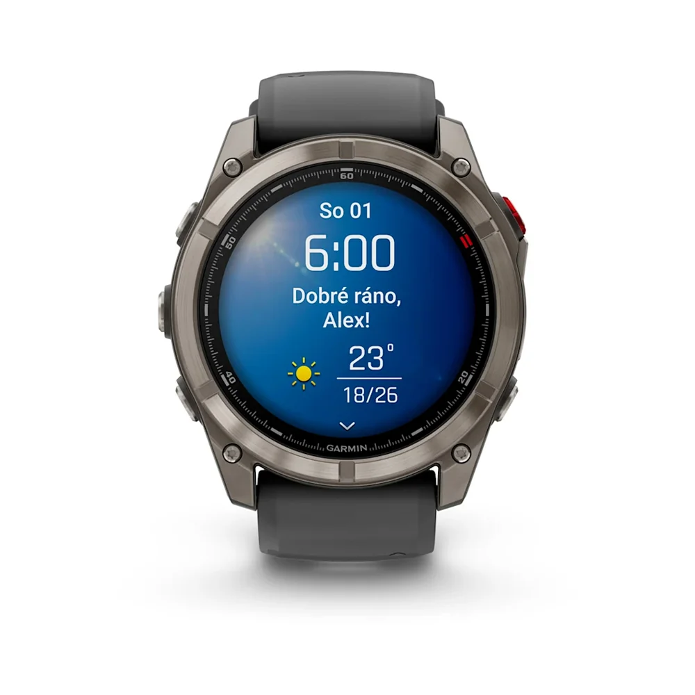 Garmin Fenix 8 Pro 51 mm AMOLED chytré hodinky Sapphire Titanium