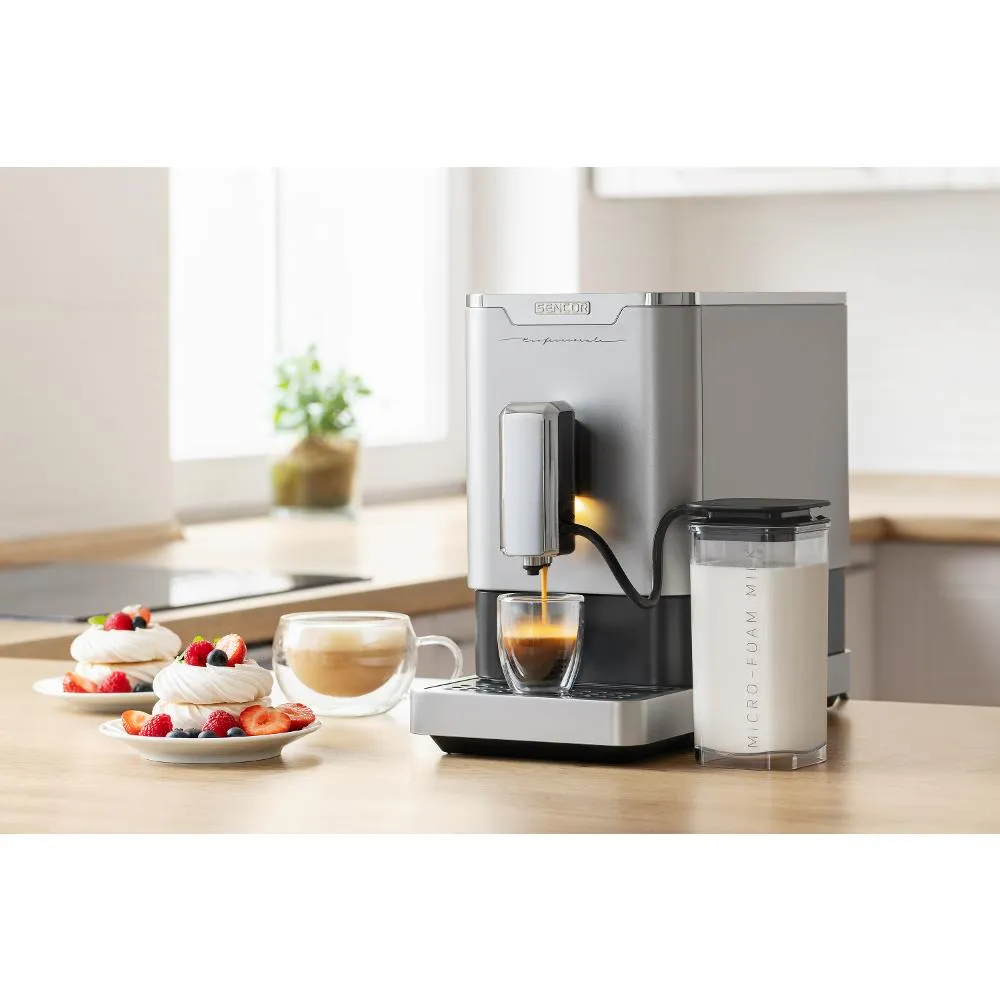 SENCOR SES 9200CH Espresso automatický kávovar černý/stříbrný