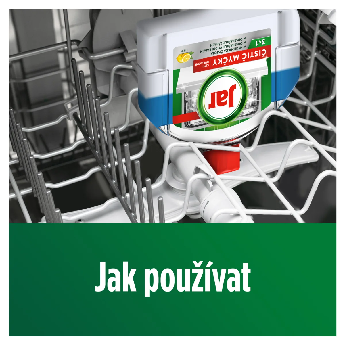 Jar Čisticí tablety do myčky 3v1 2 ks