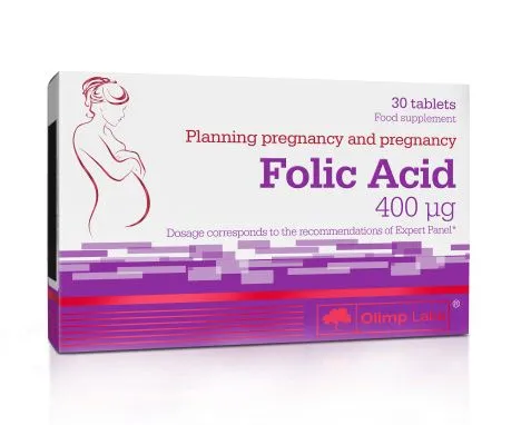 Olimp Folic acid kyselina listová 30 tablet