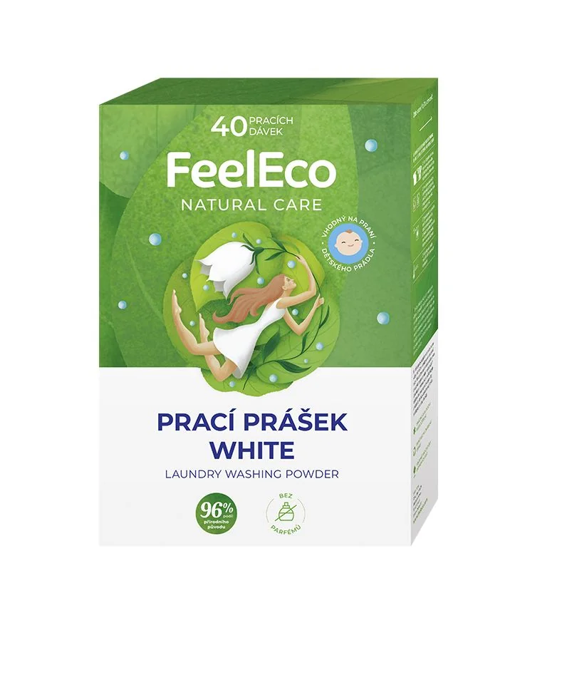 Feel Eco Prací prášek White 2,4 kg