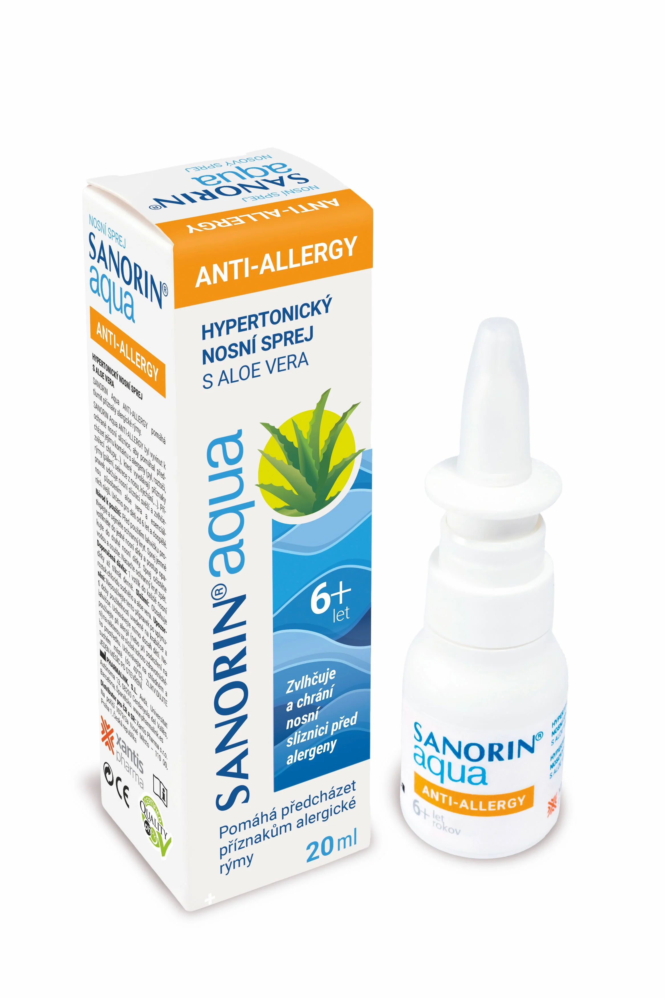 Sanorin Aqua ANTI-ALLLERGY sprej 20 ml