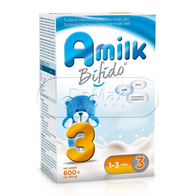 Amilk Bifido 3 mléčná výživa pro malé děti 600 g 1–3 roky