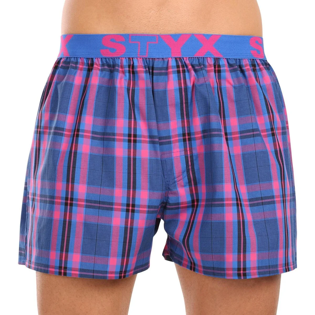 Styx 3PACK pánské trenky sportovní guma vícebarevné (3B103133) XL