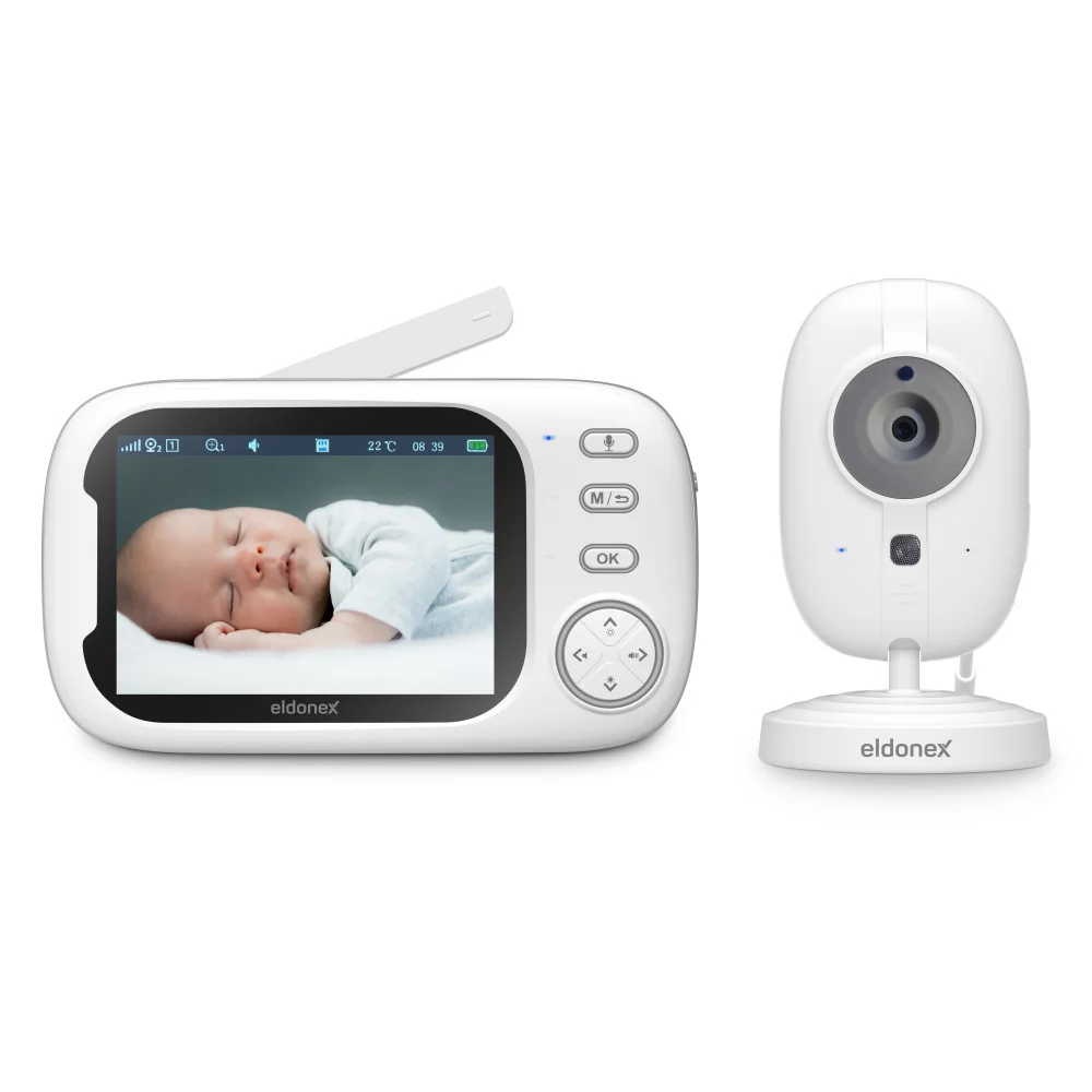Eldonex BabyCheck dětská video chůvička bílá