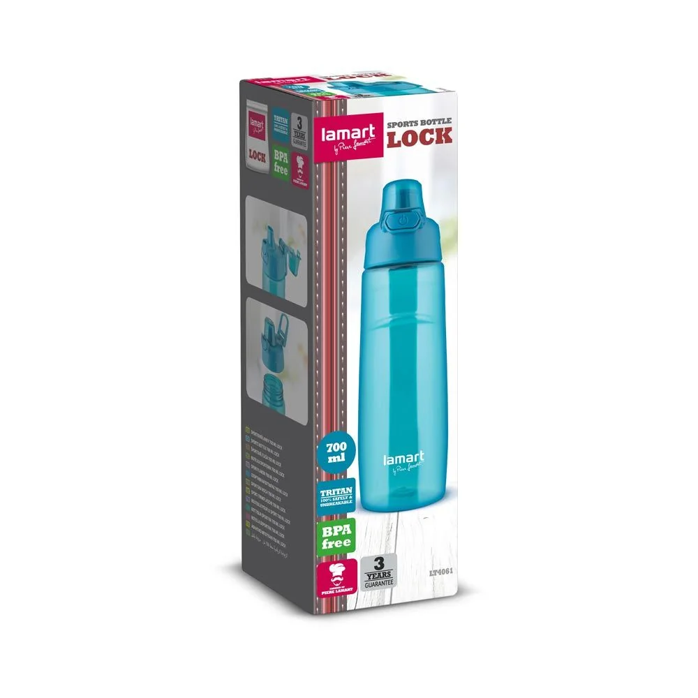 LAMART LT4061 Lock 0,7 l sportovní lahev tyrkysová