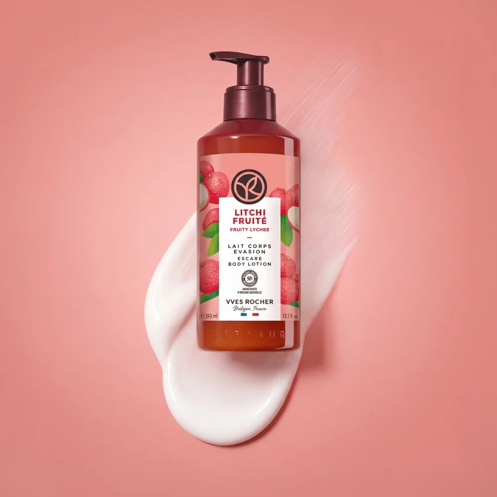 Yves Rocher Bain de Nature Tělové mléko liči 390 ml