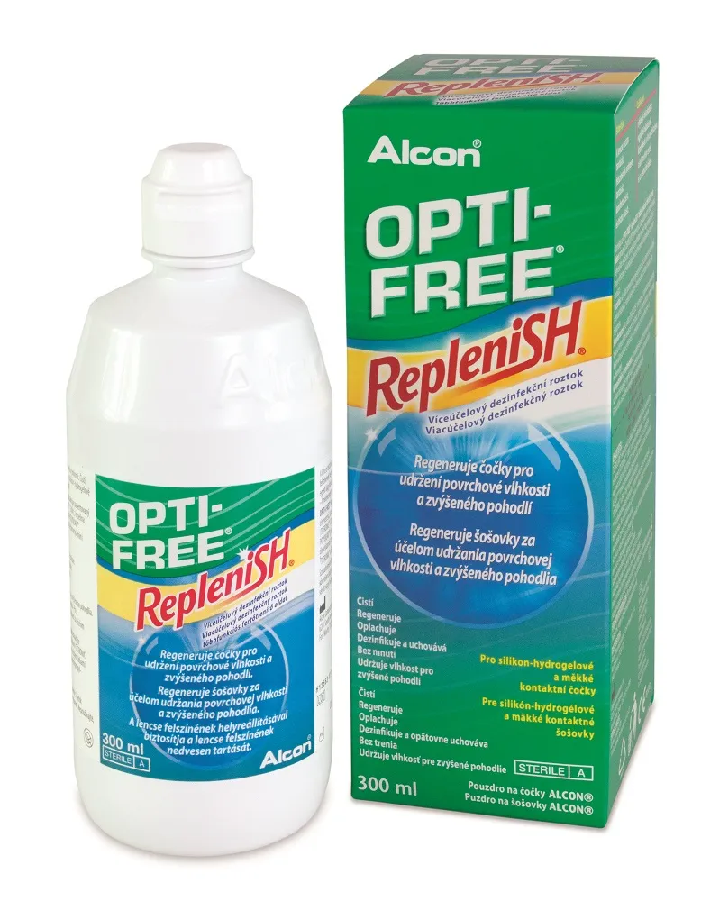 Opti free REPLENISH roztok na kontaktní čočky 300 ml