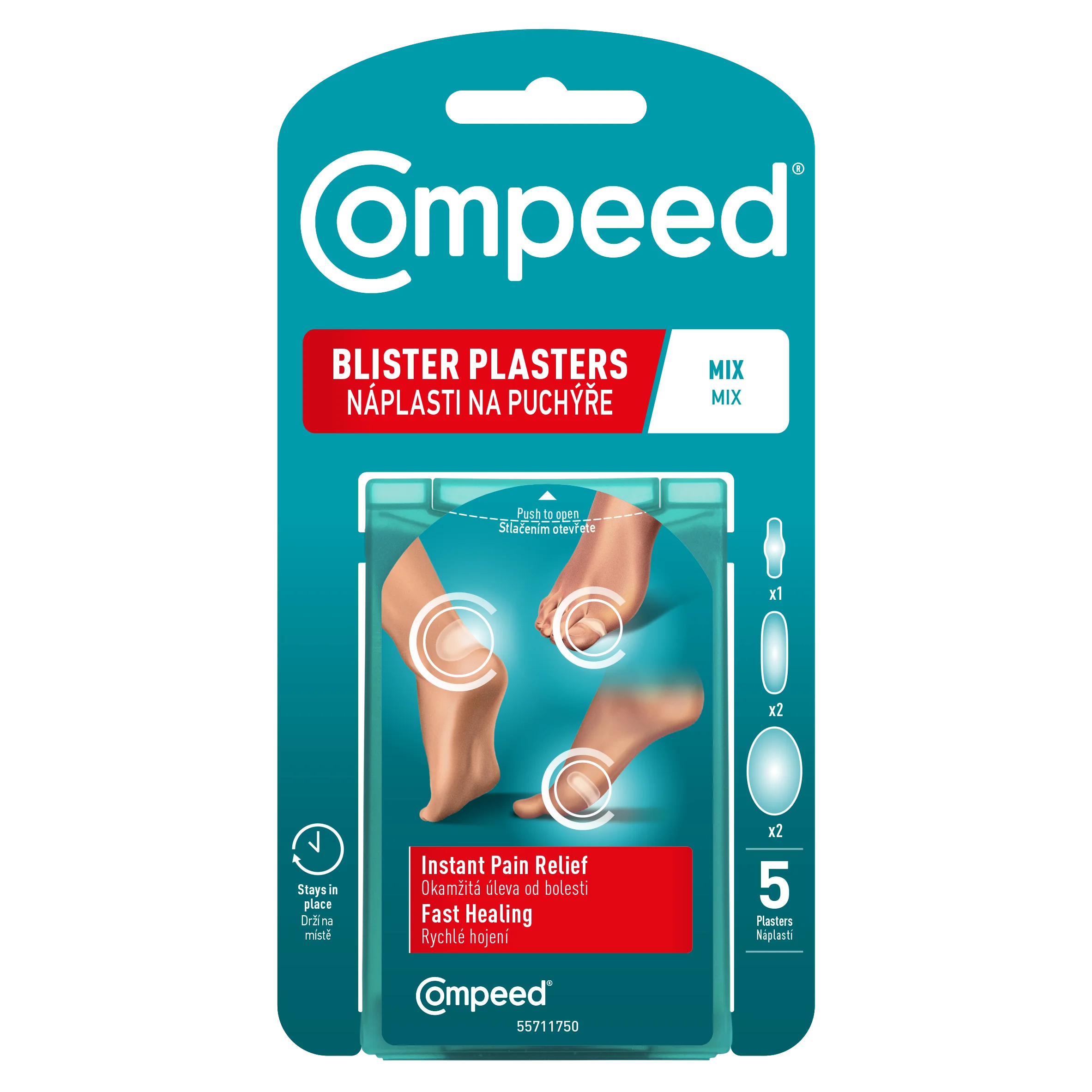Compeed Náplasti na puchýře mix 5 ks
