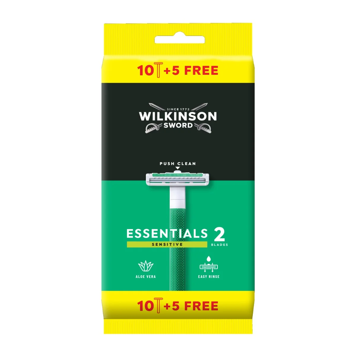 Wilkinson Essentials 2 Sensitive pánské holicí strojky 10+5 ks