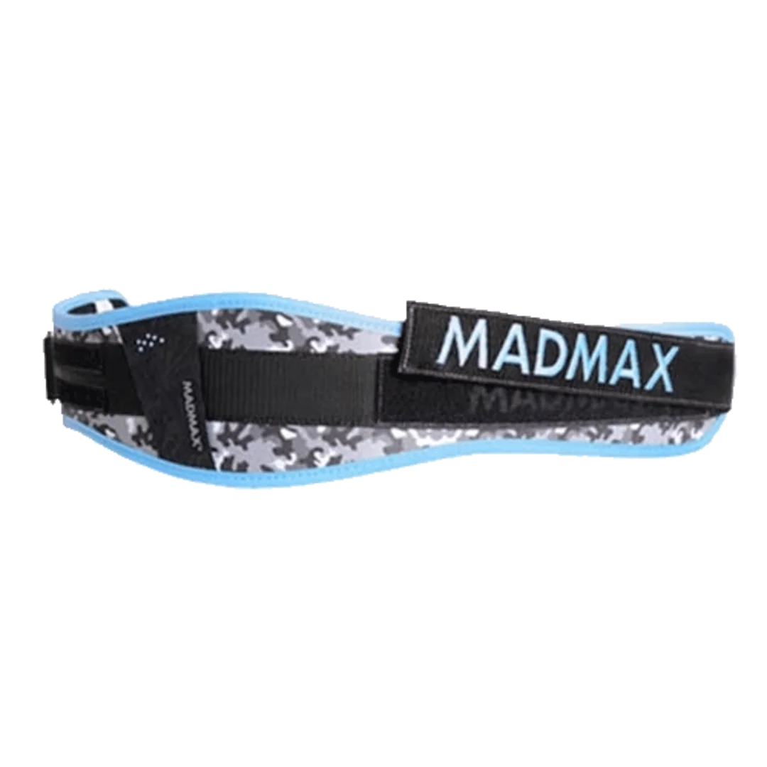 MadMax Dámský fitness opasek Swarovski MFB314 modrý - S