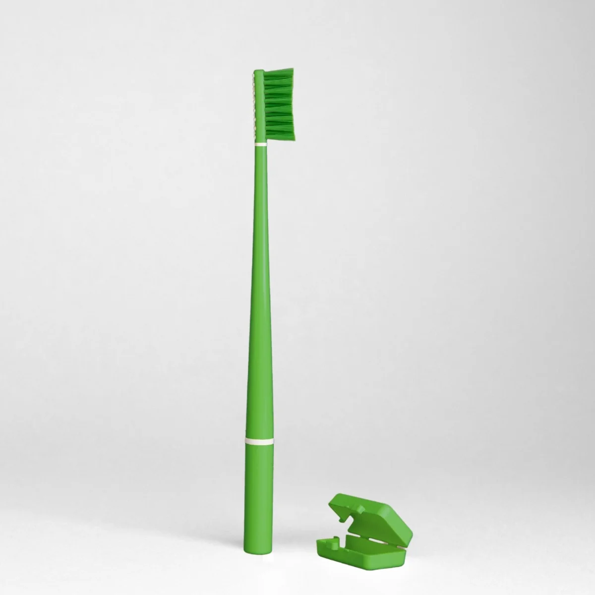 Piuma Zubní kartáček s ginkgo biloba Soft 1 ks Memento Green