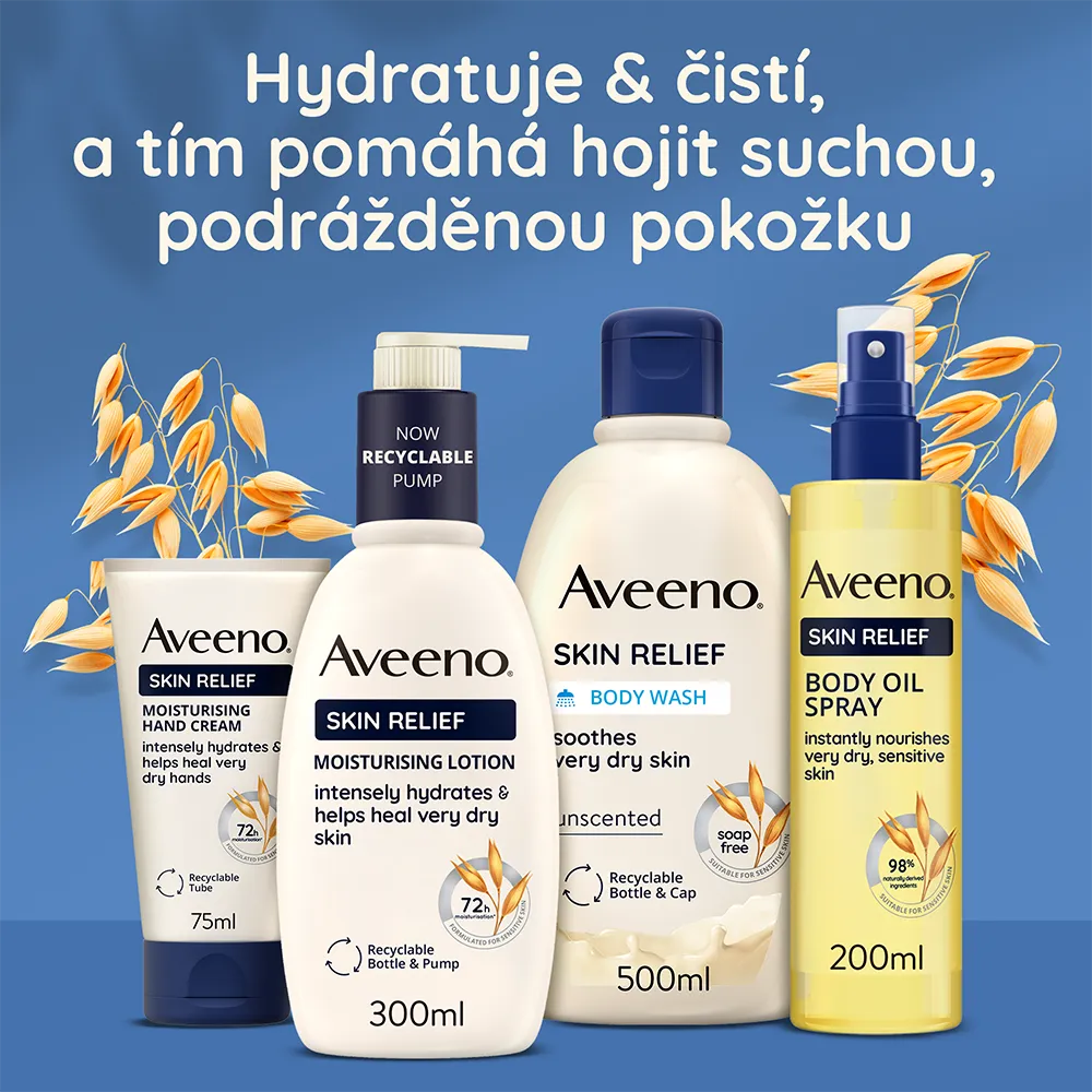 Aveeno Skin Relief Tělový olej ve spreji 200 ml
