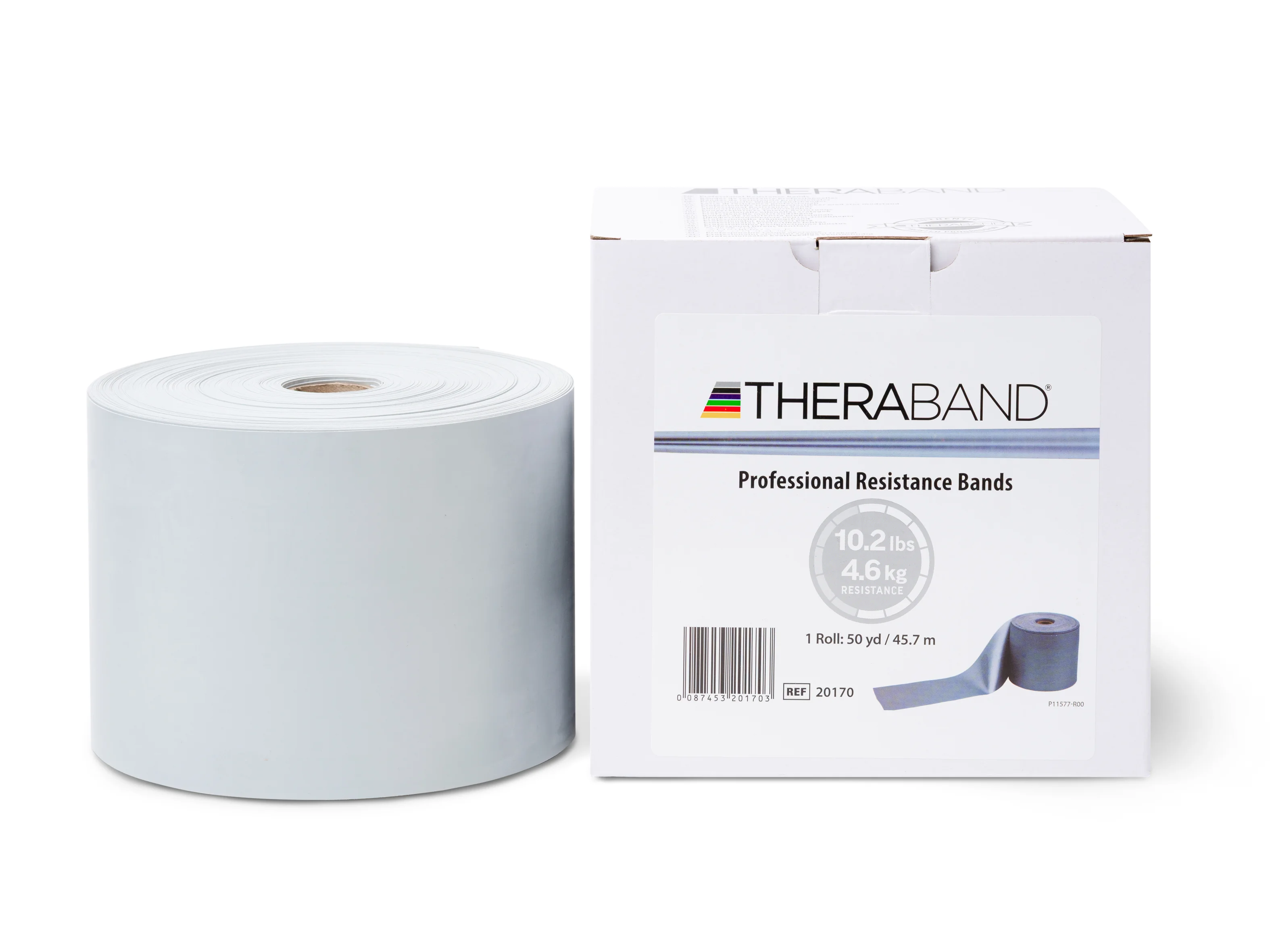 Thera-Band Posilovací guma 45,5 m, stříbrná, super silná
