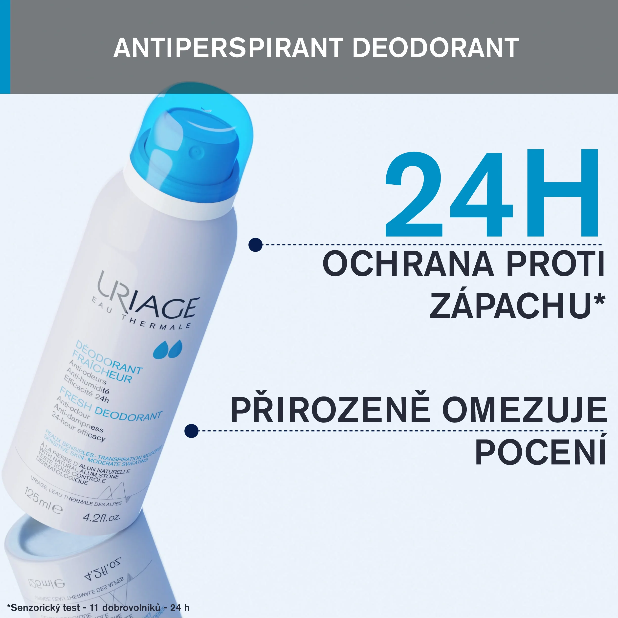 Uriage Deodorant Fresh sprej 125 ml