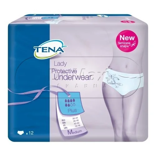 Inkontinenční kalhotky TENA Lady Protective Underwear Plus M 12ks