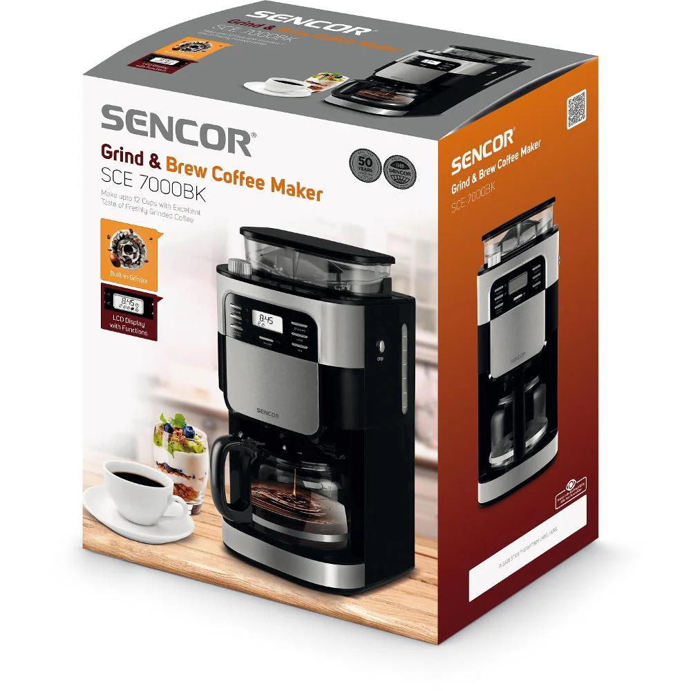 SENCOR SCE 7000BK kávovar černý