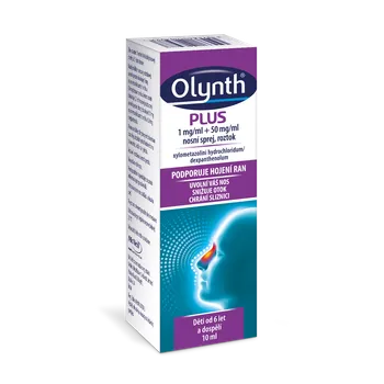 Olynth Plus 1 mg/ml + 50 mg/ml nosní sprej 10 ml