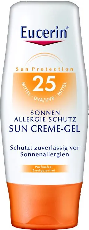 EUCERIN SUN SPF25 Gel proti sluneční alergii 150ml