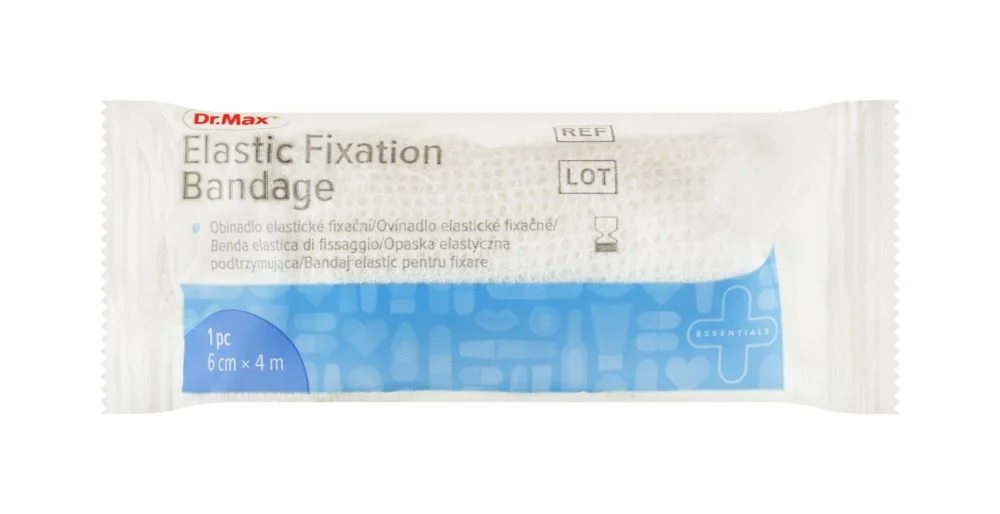 Dr. Max Elastic Fixation Bandage 6 cm x 4 m 1 ks