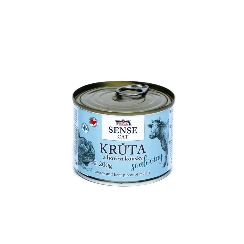 Sokol Falco SENSE CAT krůta a hovězí 200g