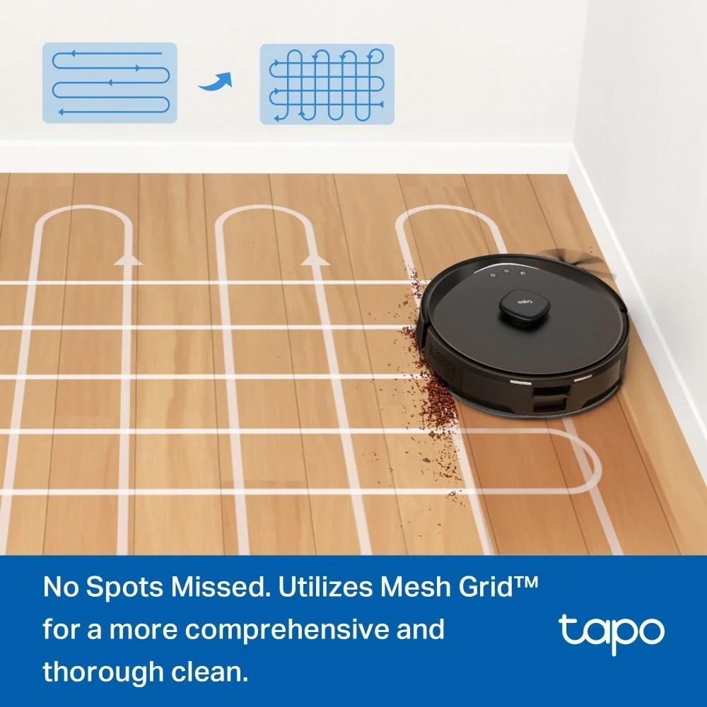 TP-Link Vysavač Tapo RV30 Max robotický s mopem, výkon 5300 Pa