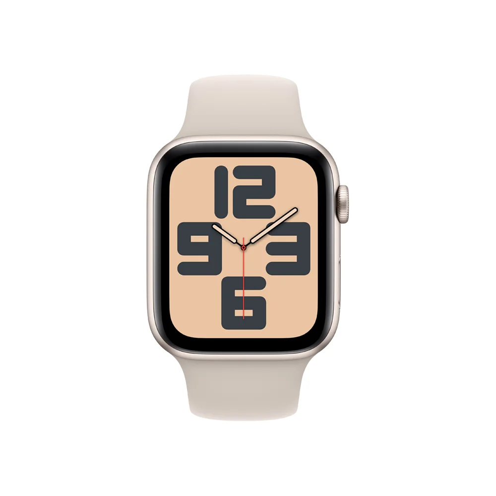 Apple Watch SE Cellular 44 mm sport band M/L smart hodinky Starlight