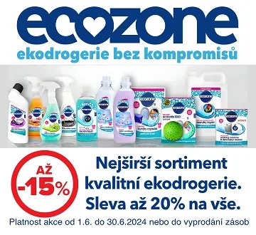 Ecozone 15% sleva (červen 2024)