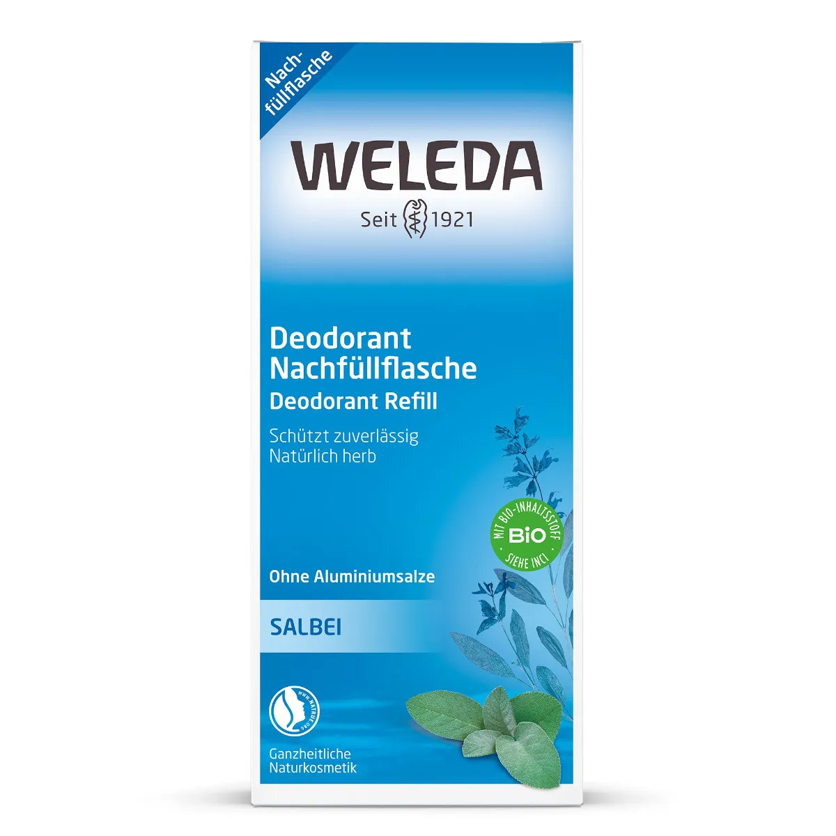 Weleda Šalvějový deodorant náhradní náplň 200 ml