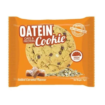 Oatein cookie Salted Caramel proteinové sušenky 75 g 