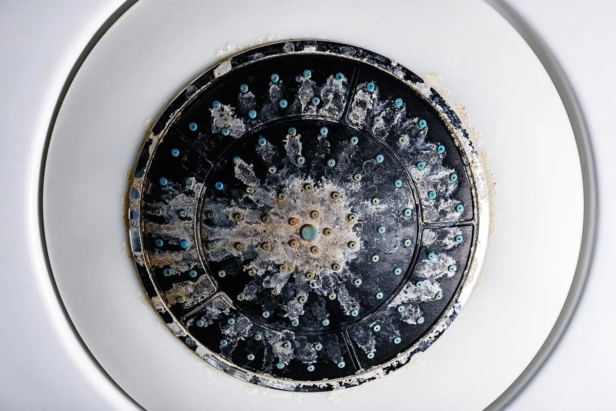 Legionella se může množit např. ve staré, neošetřované sprchové hlavici. Legionella se může množit např. ve staré, neošetřované sprchové hlavici.
