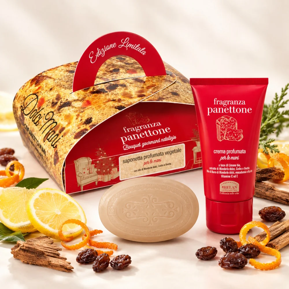 HELAN Panettone mýdlo a krém na ruce 2 ks dárková sada