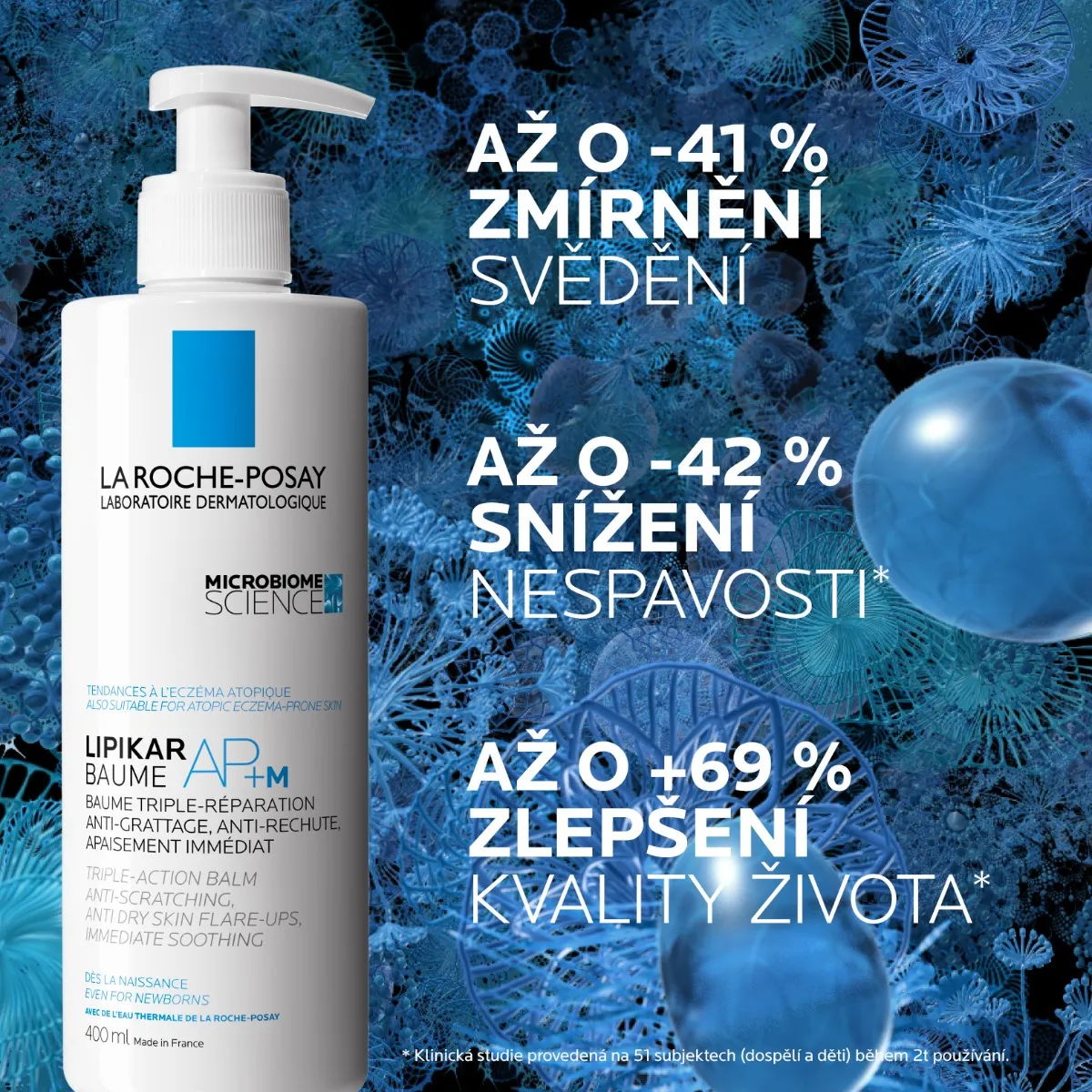 La Roche-Posay Lipikar Baume AP+M relipidační balzám 400 ml